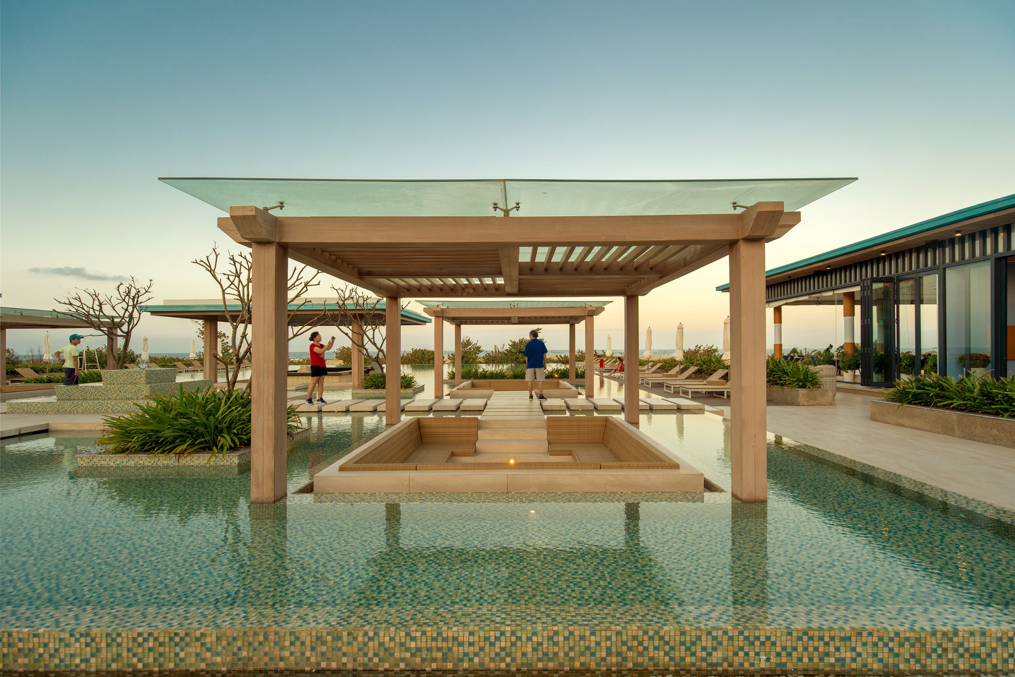 Hot spring / soaking area